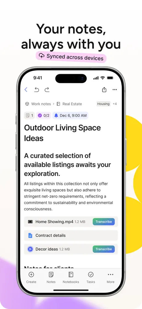 Evernote screenshot 8