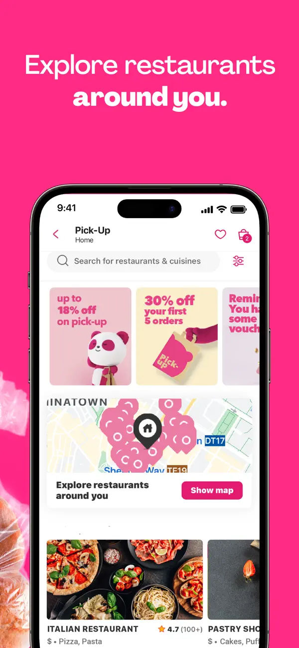 foodpanda: Food & Groceries Screenshots, Onboarding & ASO Inspiration