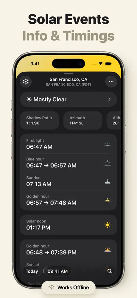 Sunlitt Sun Position and Path screenshot 4