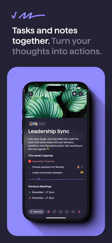 Superlist screenshot 3