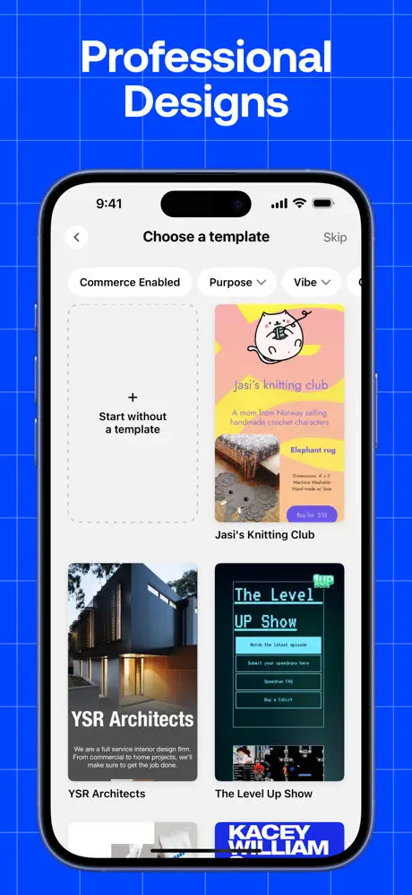 Universe Website Builder screenshot 1