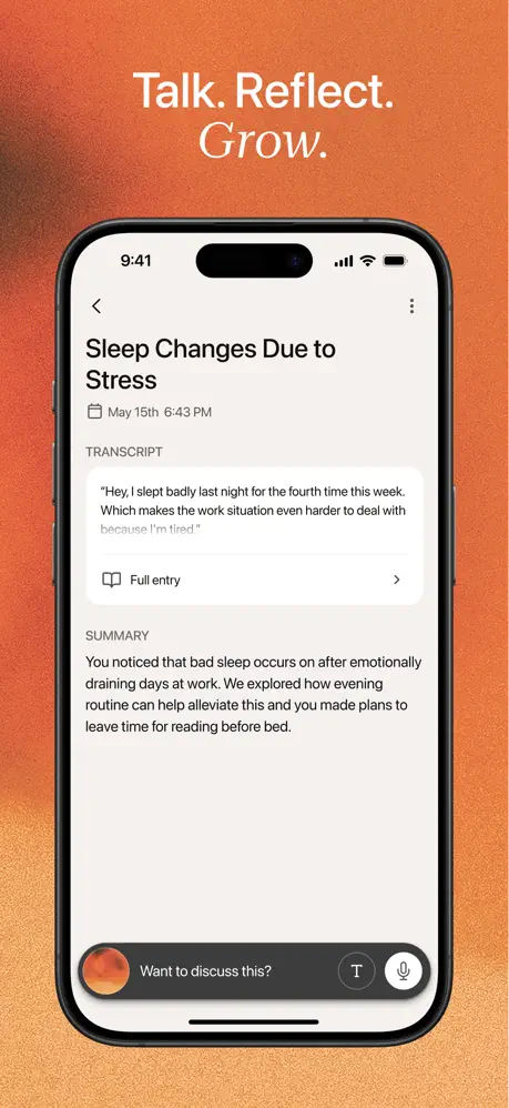 Voiced AI: Talk, Reflect, Grow screenshot 5