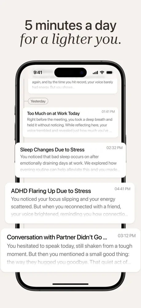 Voiced AI: Talk, Reflect, Grow screenshot 7