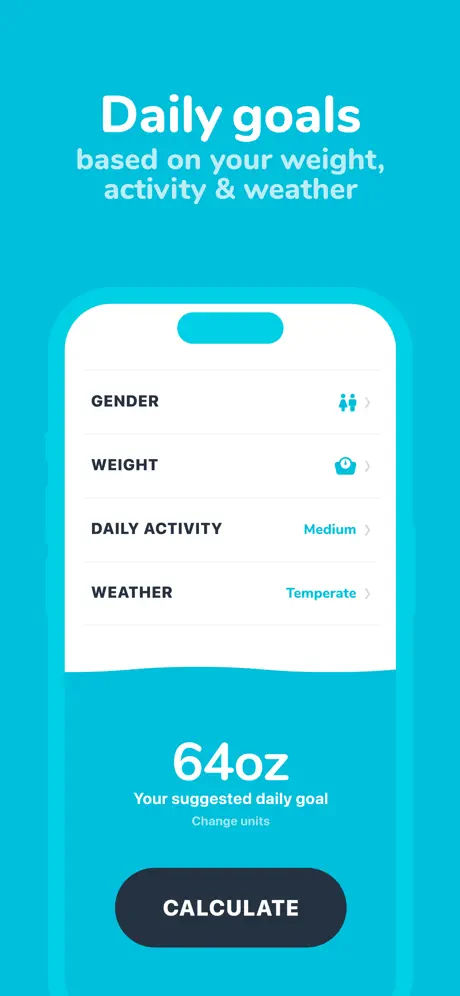 Water tracker Waterllama screenshot 9
