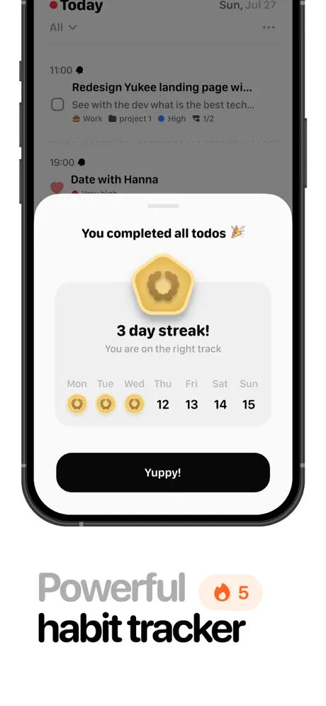 Yukee simple todo list tracker screenshot 3
