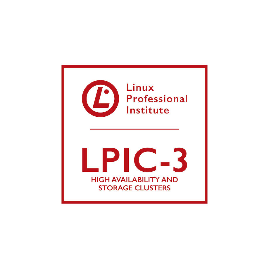 Logo für die Linux-Zertifizierung LPIC-3 306: High Availability & Storage Clusters