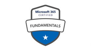 Logo für die Microsoft-365-Zertifizierung Fundamentals