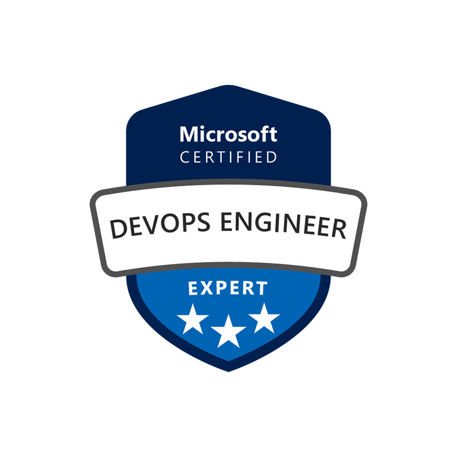 Logo für die Microsoft-Zertifizierung zum DevOps Engineer Expert