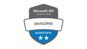 Logo für die Zertifizierung zum Microsoft Developer Associate