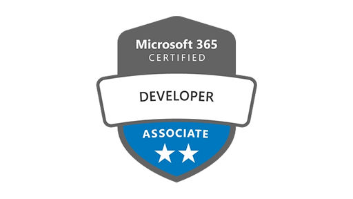 Logo für die Zertifizierung zum Microsoft Developer Associate