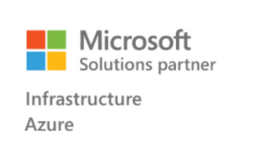 Logo für die Microsoft-Solutions-Zertifizierung Infrastructure Azure