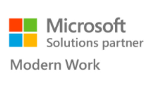 Logo für die Microsoft-Solutions-Zertifizierung Modern Work