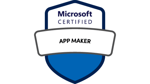 Logo für die Microsoft-Zertifizierung zum App Maker