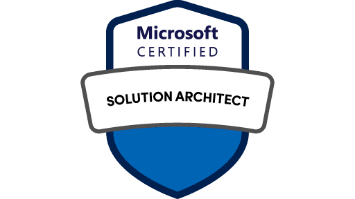 Logo für die Microsoft-Zertifizierung zum Solution Architect