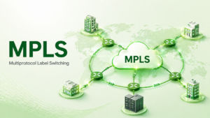 Illustration eines MPLS-Netzwerks
