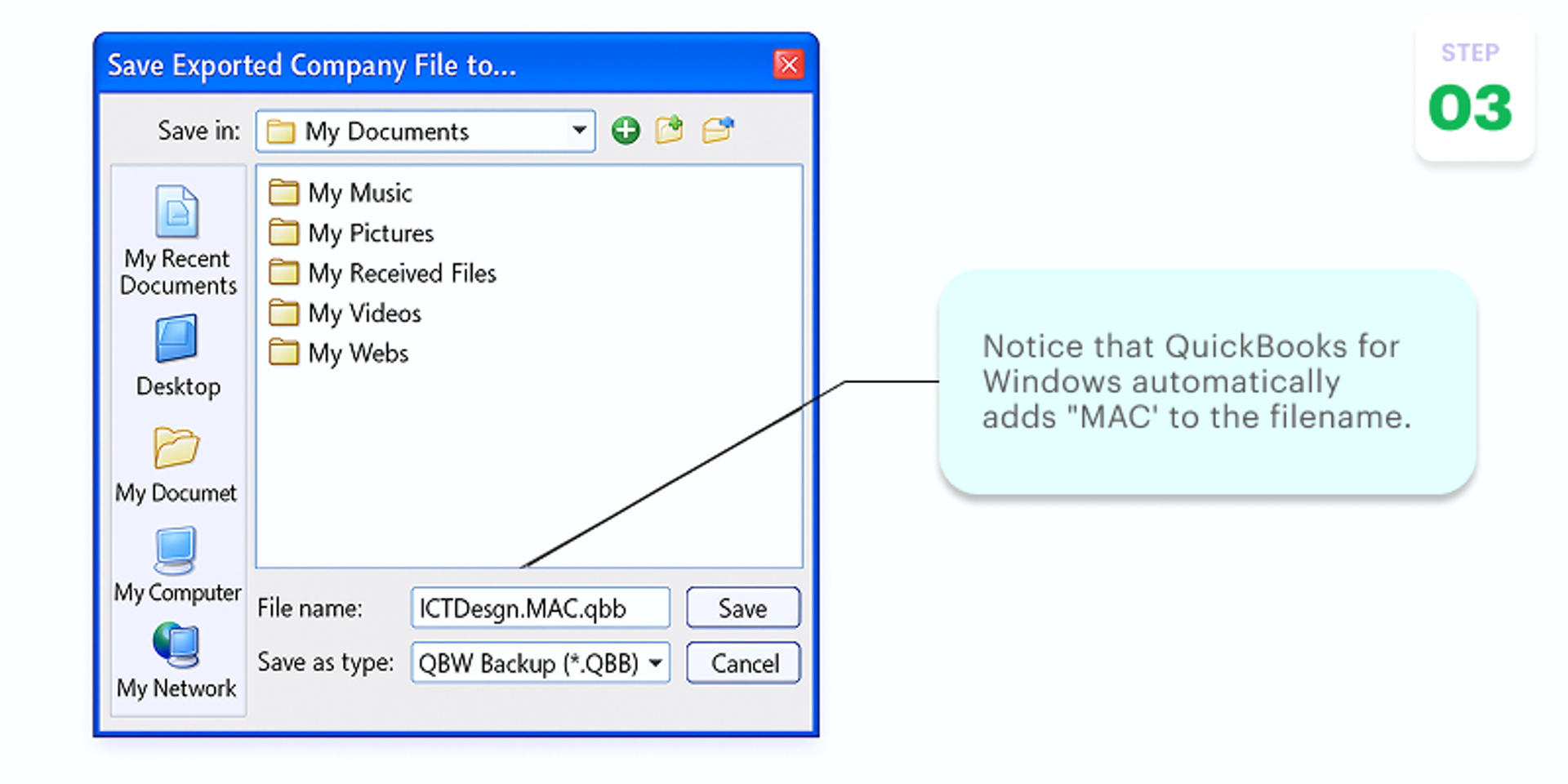 How to Convert QuickBooks PC or Windows to Mac OS - Step 3