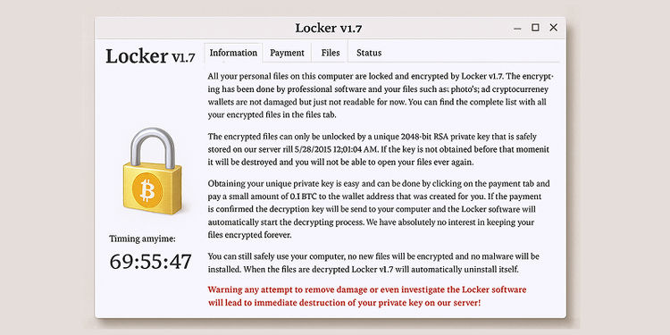 Locker ransomware