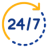 24/7 support