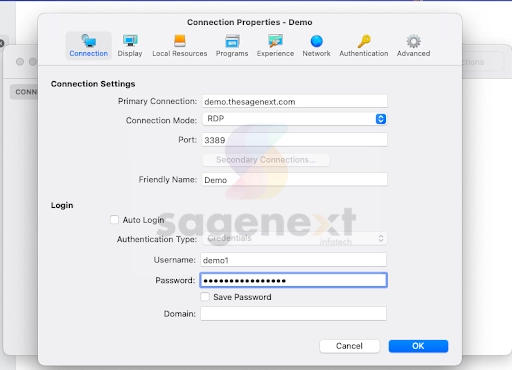 Connection Properties