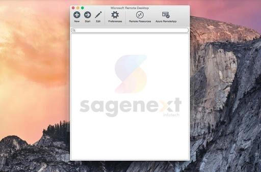 Microsoft Remote Desktop Application