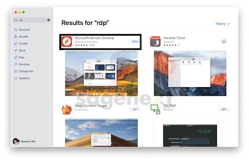 Microsoft Remote Desktop