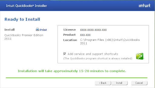 QuickBooks License Number and Location