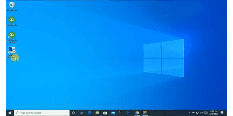 Double click on the RDP shortcut 