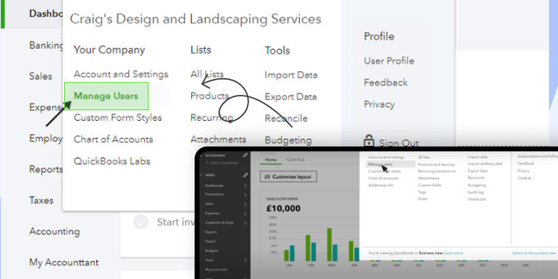 Solution 1 Add a QuickBooks User