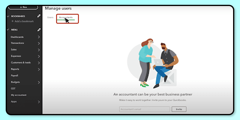 Solution 2Add a QuickBooks User step 4