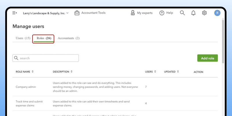 Solution 3Add a User in QuickBooks step2