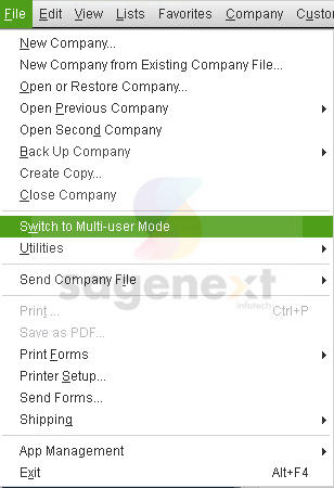 Switch to Multi-User Mode
