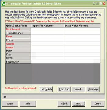 Match Fields Manually