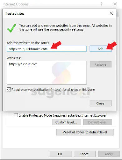 Add this website