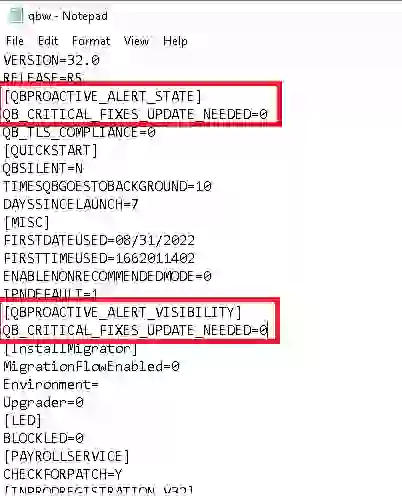 Fix Critical QuickBooks Update