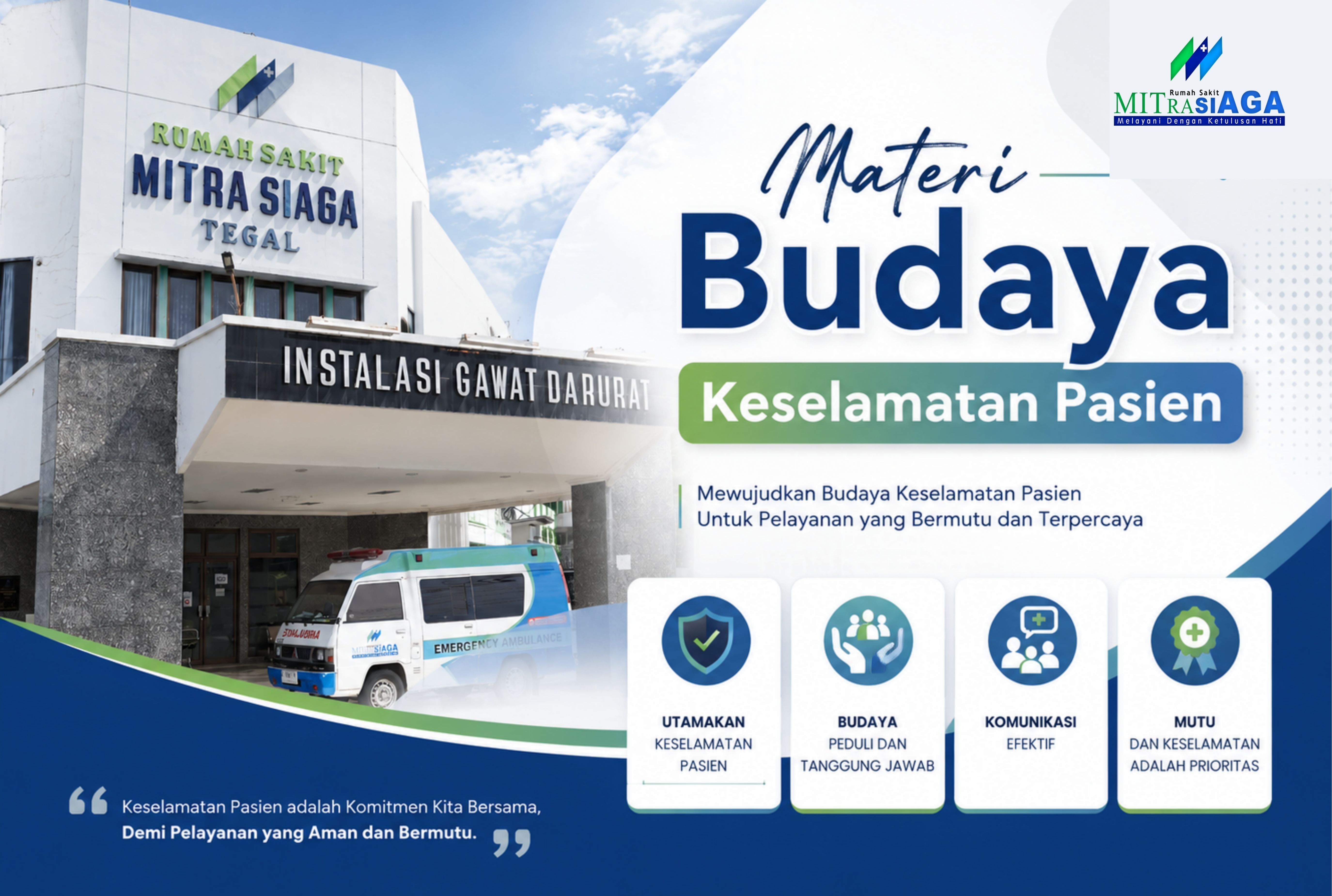 Materi Budaya Keselamatan Pasien
