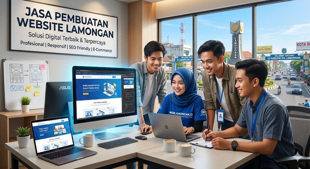 Jasa Pembuatan Website di Lamongan Terbaik dan Profesional Tanpa Langganan Hosting - Lamongan