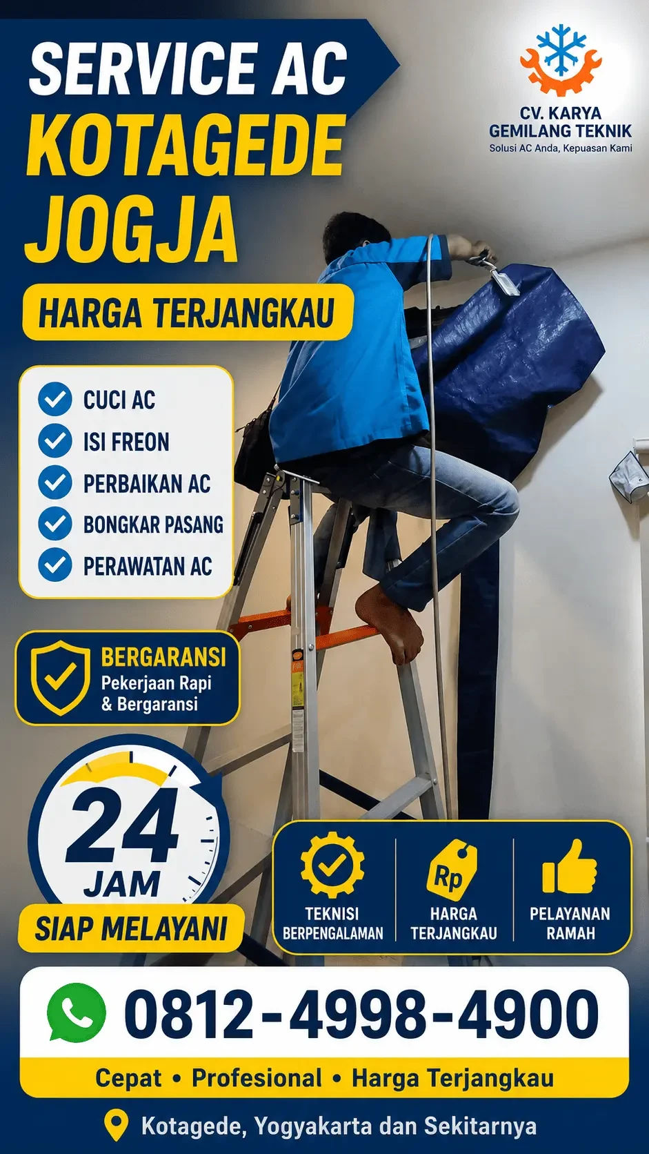 Service AC Jogja Andalan Keluarga & Perusahaan