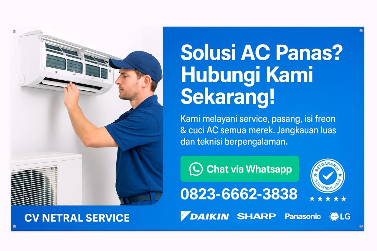 Service AC Binjai Terpercaya – Teknisi Profesional, Cepat & Bergaransi