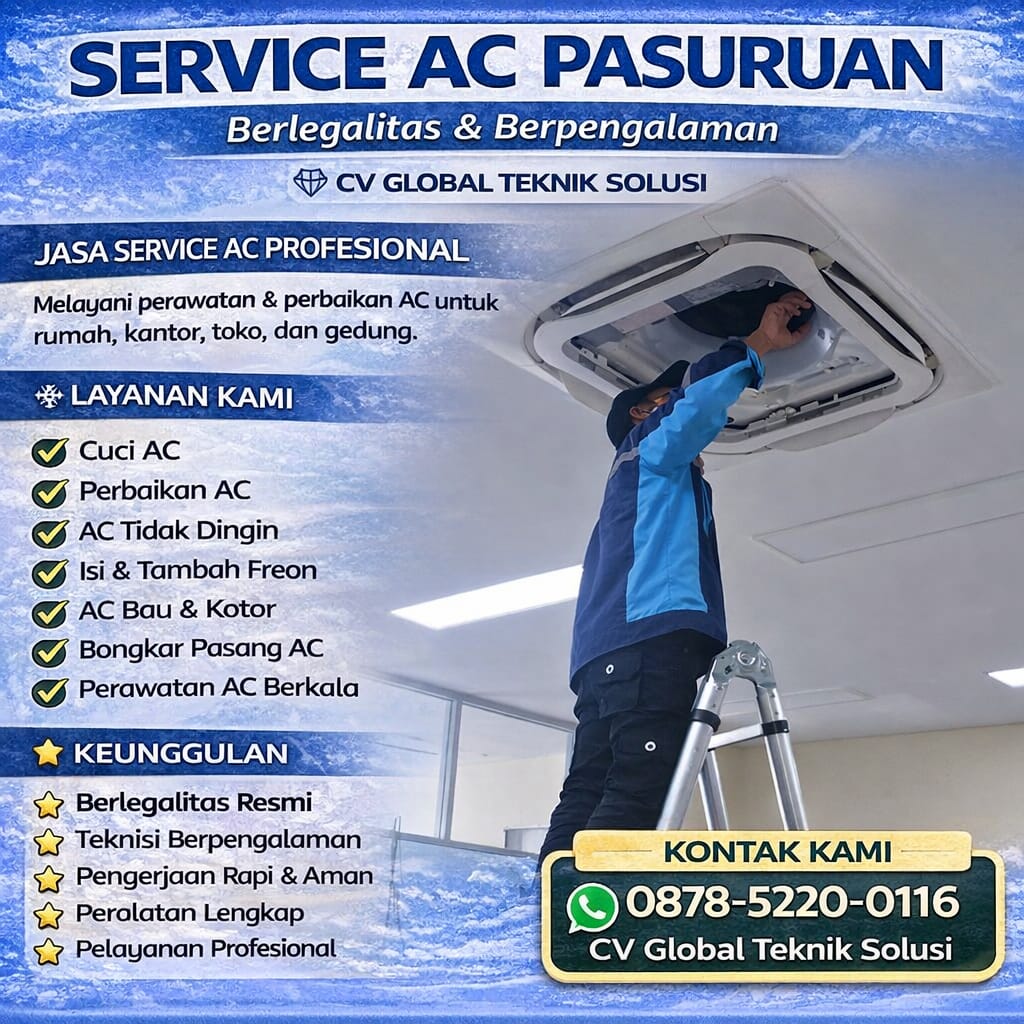 Service AC Purworejo 0878-5220-0116 CV Global Teknik Solusi