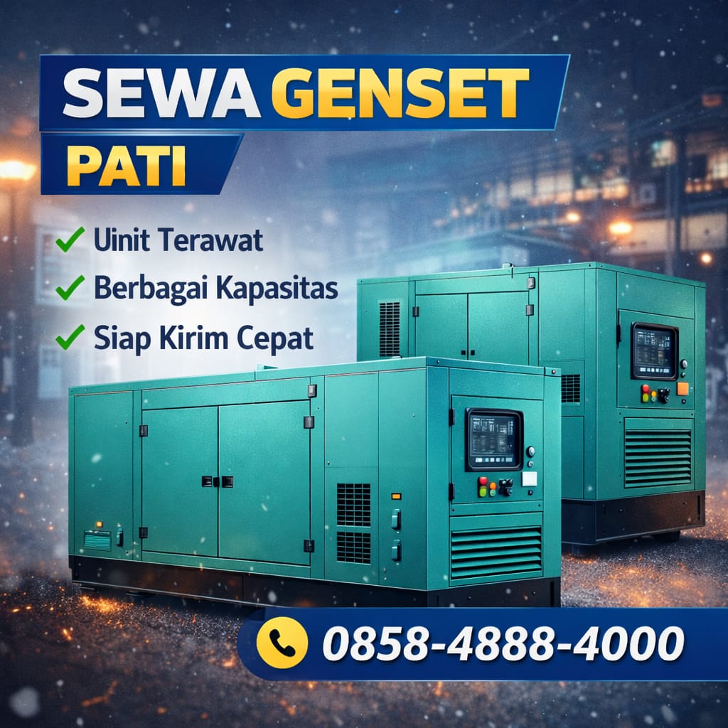 Sewa Genset Pati Berbagai Kapasitas – Respon Cepat | 0858-4888-4000