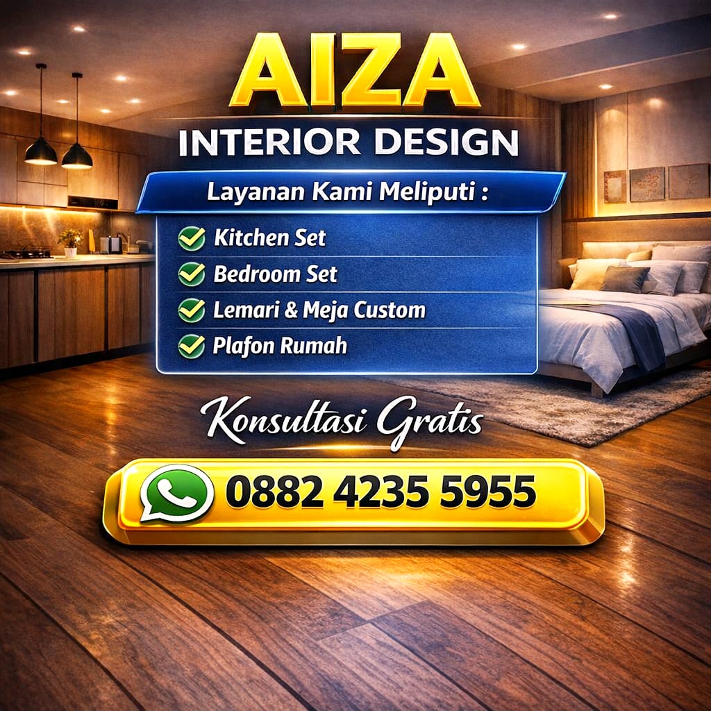 Jasa Interior Rumah Percut Sei Tuan Modern | AIZA Interior Design – 0813-7894-1939