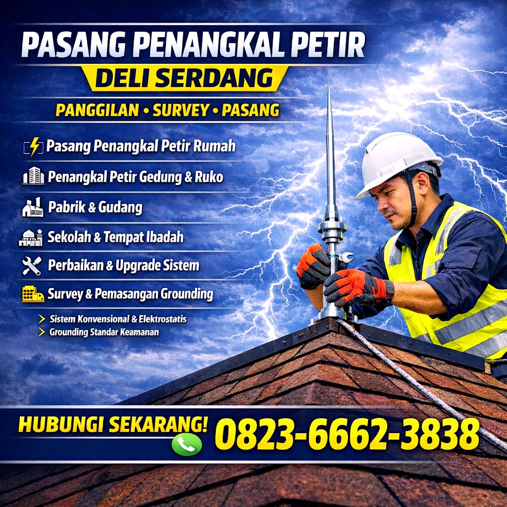 Layanan Instalasi Penangkal Petir Patumbak