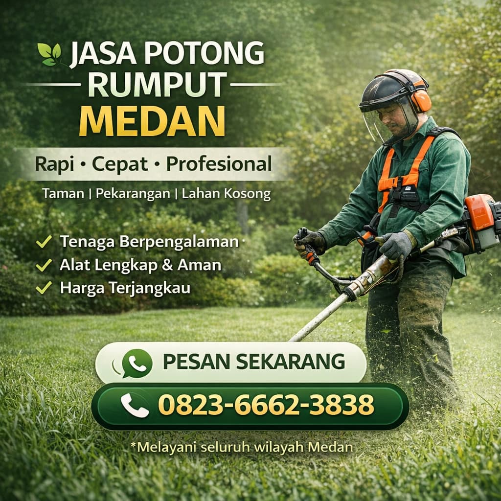 Potong Rumput Medan Deli Berpengalaman