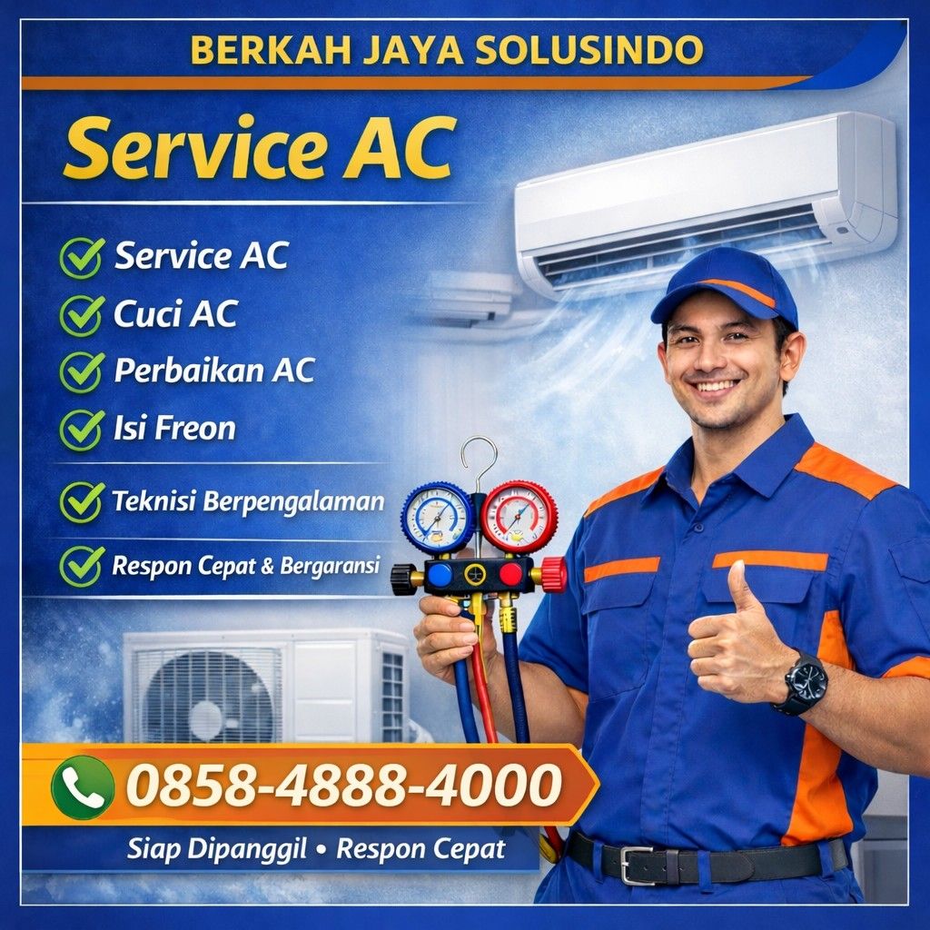 Service AC Sluke Panggilan | 0858-4888-4000