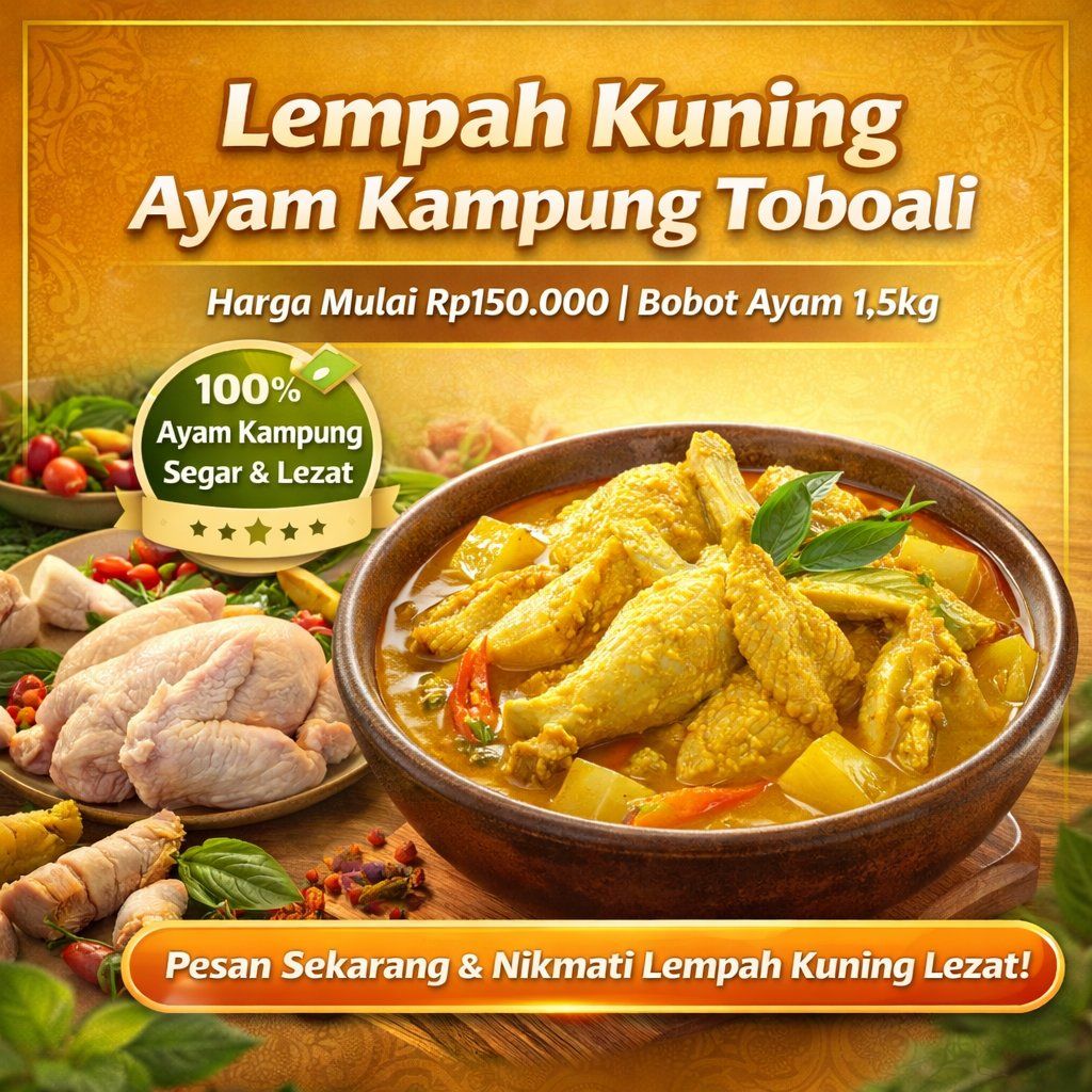 Lempah Kuning Ayam Kampung Di Toboali | Khusus PRE-ORDER
