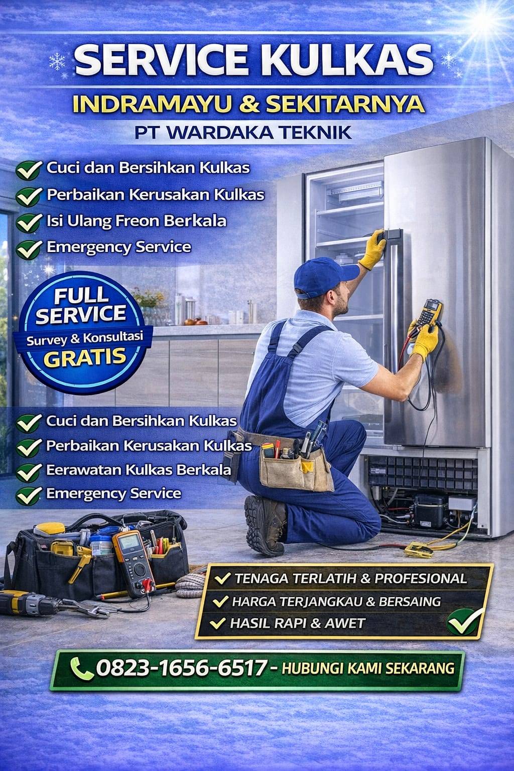 Service Freezer Patrol Berkualitas & Aman | CV WARDAKA TEKNIK 0823-1656-6517