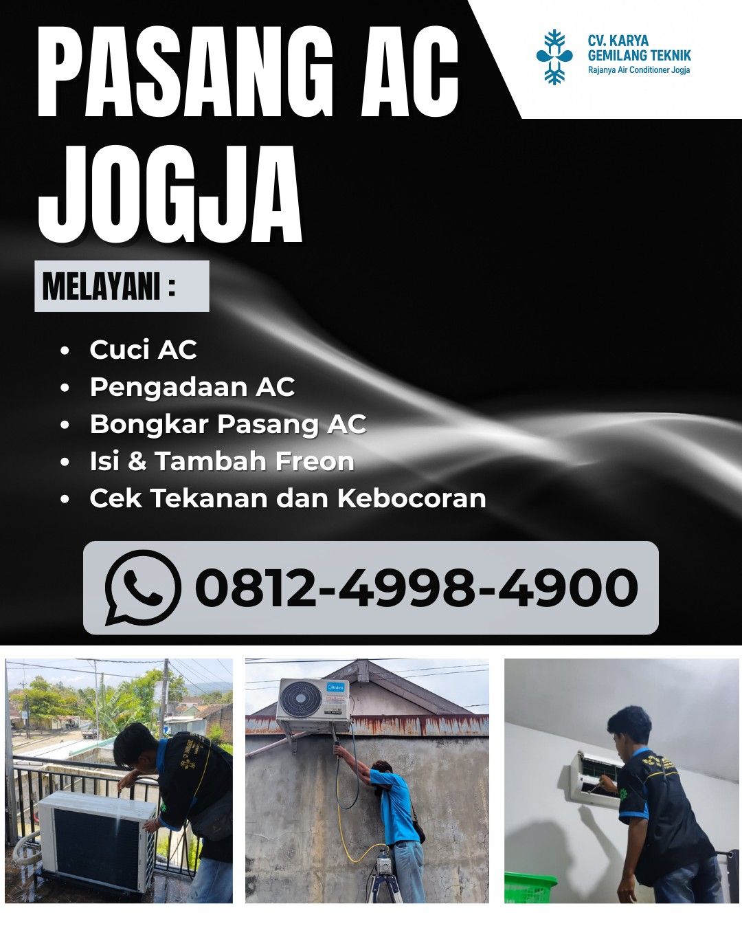 Service AC Jogja – AC Dingin Lagi Tanpa Ganti Baru