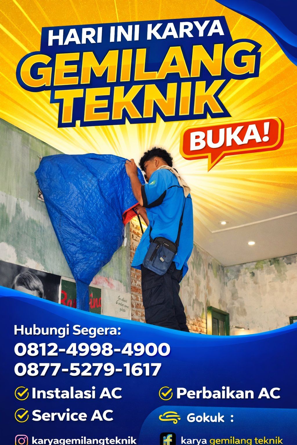 AC Bau di Jogja? Saatnya Cuci AC Panggilan ke Rumah Cepat & Bergaransi