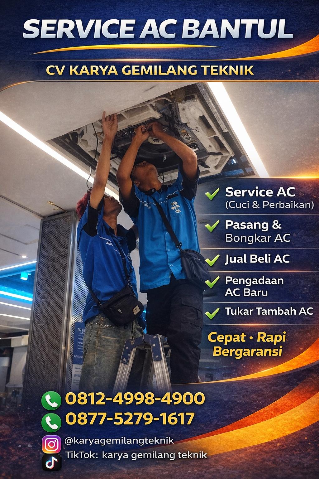 Cuci & Service AC Jogja 24 Jam – Respon Cepat