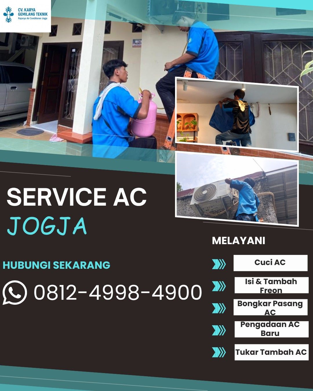 Spesialis Service AC Gondomanan Jogja 24 Jam
